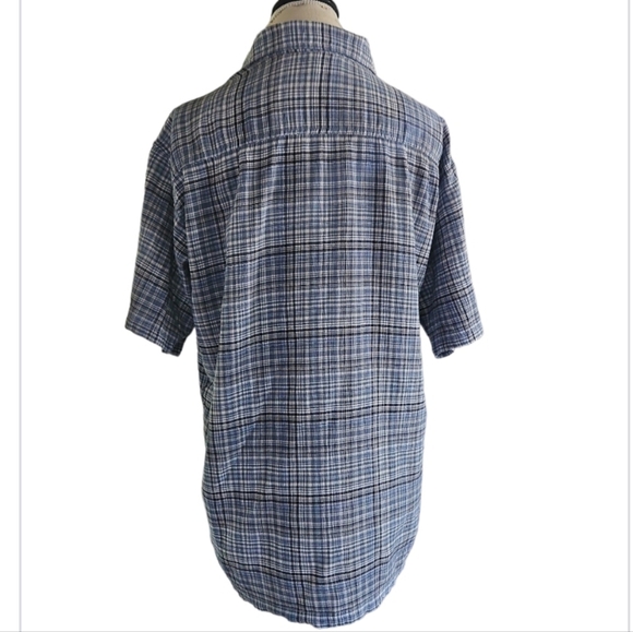 Patagonia Men's A/C Organic Crinkle Cotton Short Sleeve Shirt Size L - Picture 2 of 8